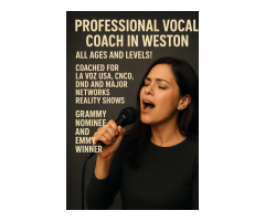 🎤 Claudio Corsi – Professional Vocal Coach in Weston